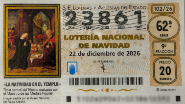 Disponible los décimos de la Lotería de Navidad de 2026