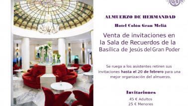 Almuerzo de Hermandad 2026