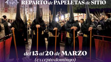 Reparto de papeletas de sitio del 13 al 20 de marzo (excepto domingo)