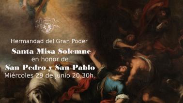 Santa Misa Solemne en la festividad de San Pedro y San Pablo
