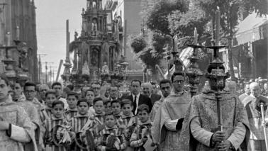 Participación en la procesión del Corpus Christi el jueves 19 de junio