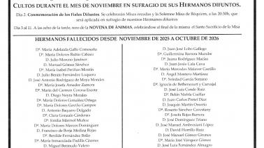 Misa de Réquiem por nuestros hermanos y fieles difuntos
